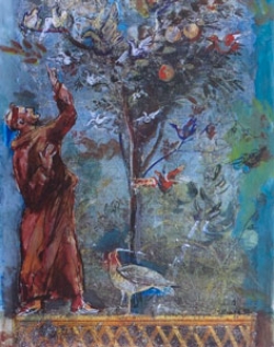 Lu santo Jullàre. predica agli uccelli. 1999